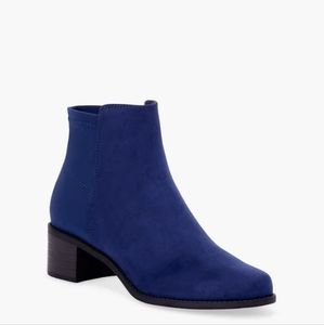 JUSTFAB Alexis Ankle Bootie NICE BLUE SIZE 6